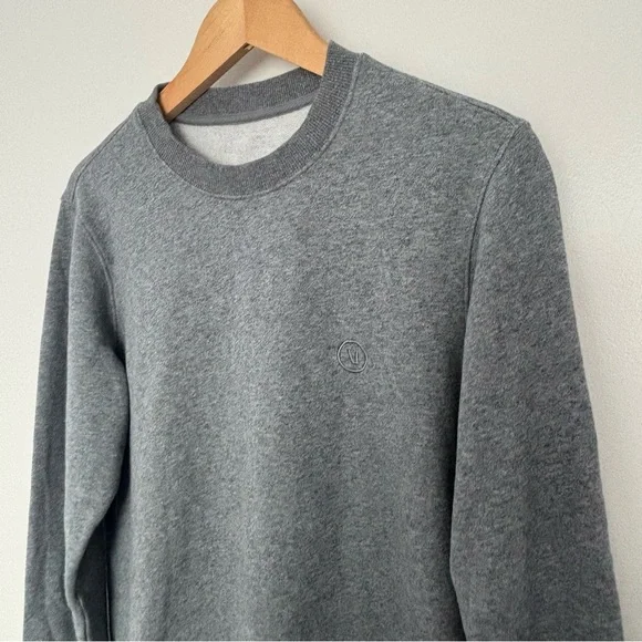 Vuori Cypress Logo Crew Crewneck Sweatshirt Men's Heather Grey Size Large - Picture 8 of 12